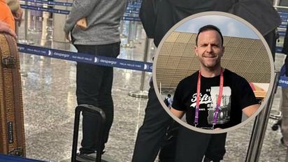 La foto que se viralizó de Quique Felman tras su detención en Estados Unidos: 