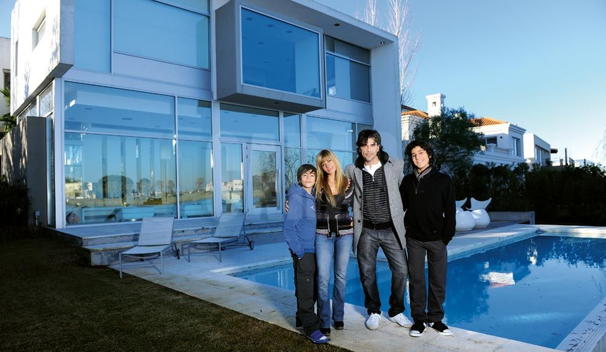 Así es la casa de Juan Darthés en Nordelta.