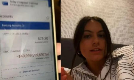 Una mujer descubrió que tenía una deuda por error de U$S 50 mil millones en su homebanking Una mujer descubrió que tenía una deuda por error de U$S 50 mil millones en su homebanking