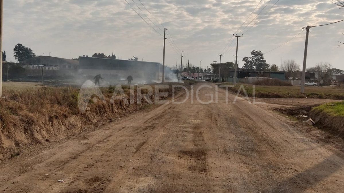Un campo se incendió en Santo Tomé.&nbsp;