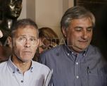 Los ministros Walter Agosto, Esteban Borgonovo y Rub&eacute;n Michlig fueron a la Legislatura para explicarles a diputados y senadores el contenido de las leyes que Omar Perotti considera imprescindibles.