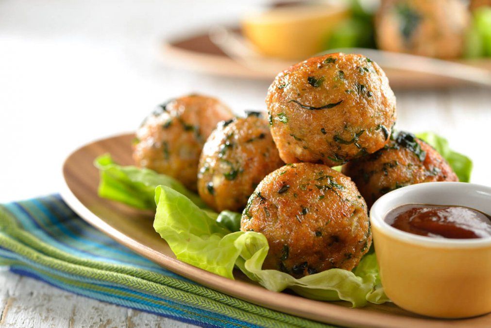 Alb&oacute;ndigas de espinaca con queso.