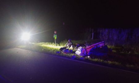 El hecho ocurrió este viernes alrededor de las 21:30 a la altura del kilómetro 369 de la Ruta 11 El hecho ocurrió este viernes alrededor de las 21:30 a la altura del kilómetro 369 de la Ruta 11