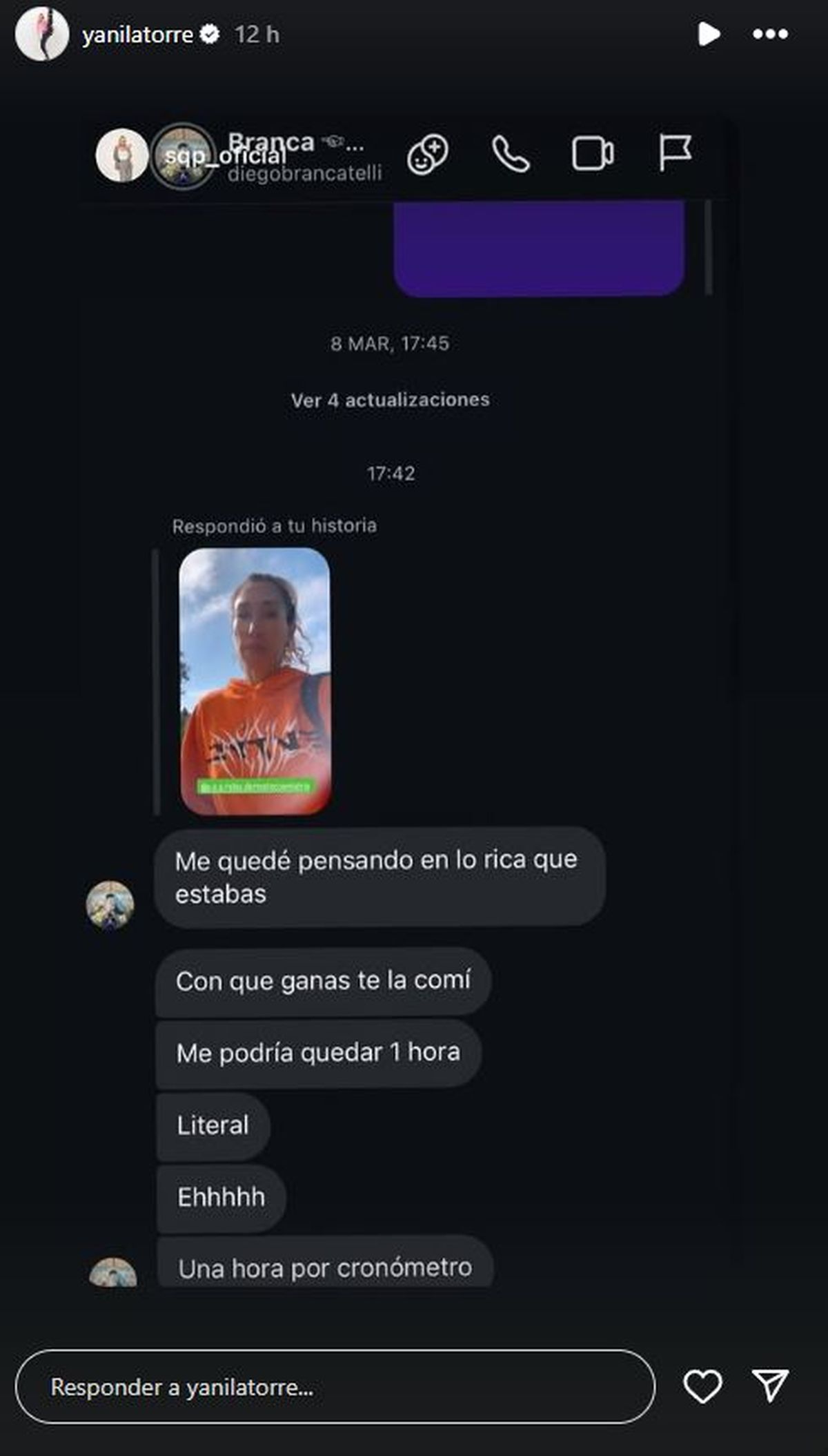 Diego Brancatelli quedó expuesto por sus supuestas declaraciones hot a Luciana Elbusto, la mujer que señalan como su amante. Diego Brancatelli quedó expuesto por sus supuestas declaraciones hot a Luciana Elbusto, la mujer que señalan como su amante.