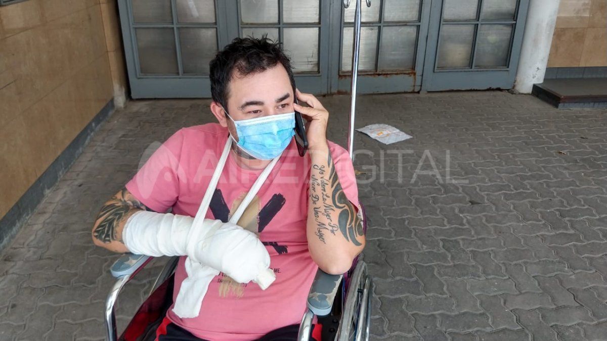 Jesús Tinenberg asaltado salvajemente el domingo en Santo Tomé