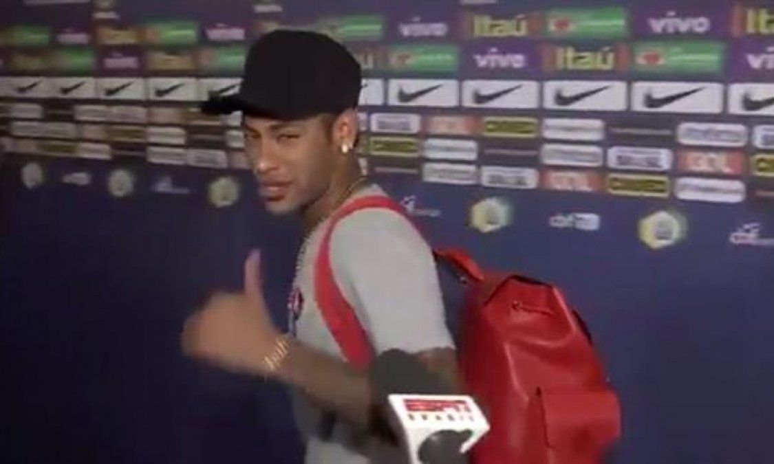 La reacción de Neymar cuando le preguntaron por Messi