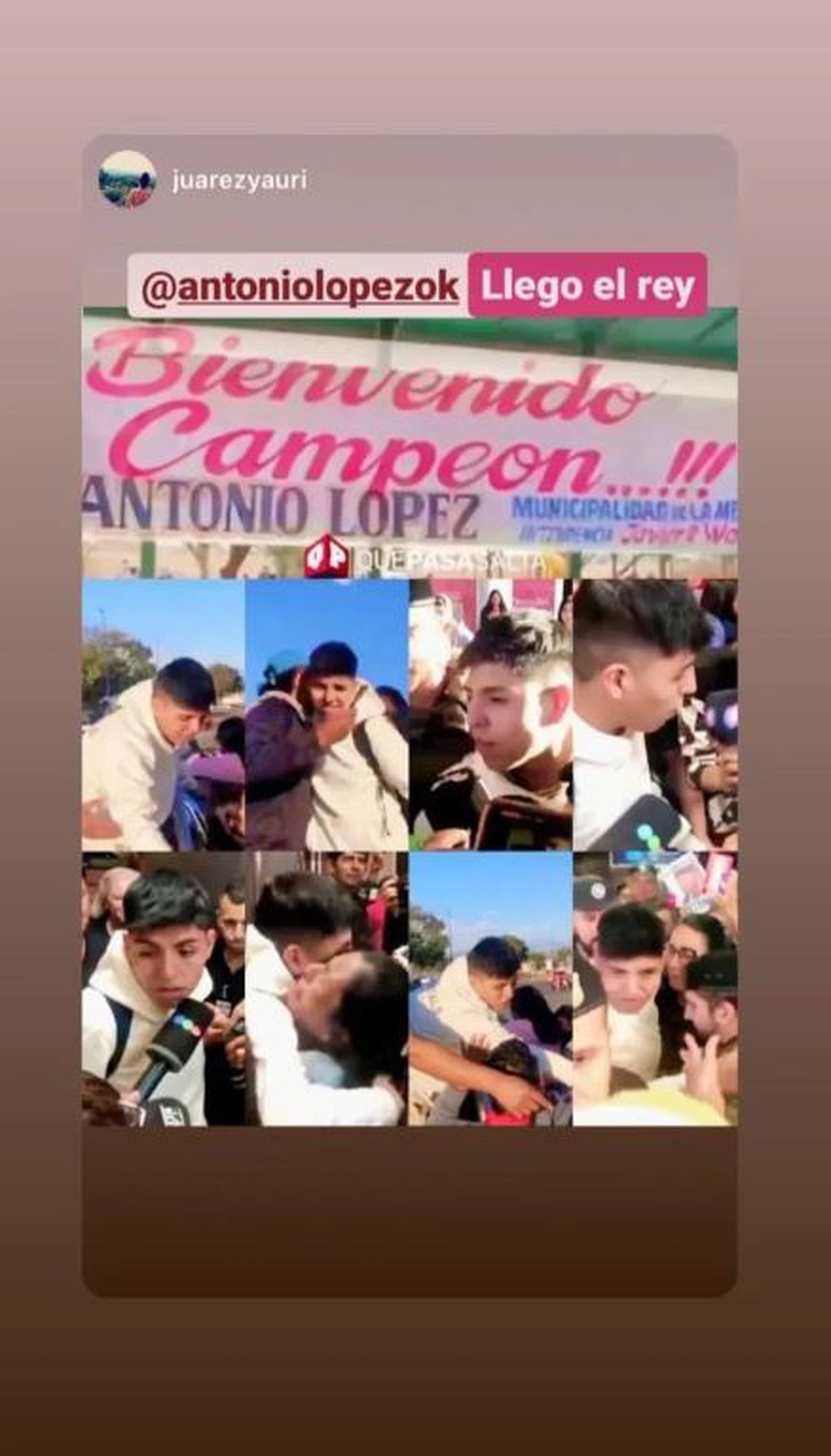 Antonio López fue recibido por una caravana en Salta. Lo mismo había pasado con Marcos Ginocchio. Antonio López fue recibido por una caravana en Salta. Lo mismo había pasado con Marcos Ginocchio.