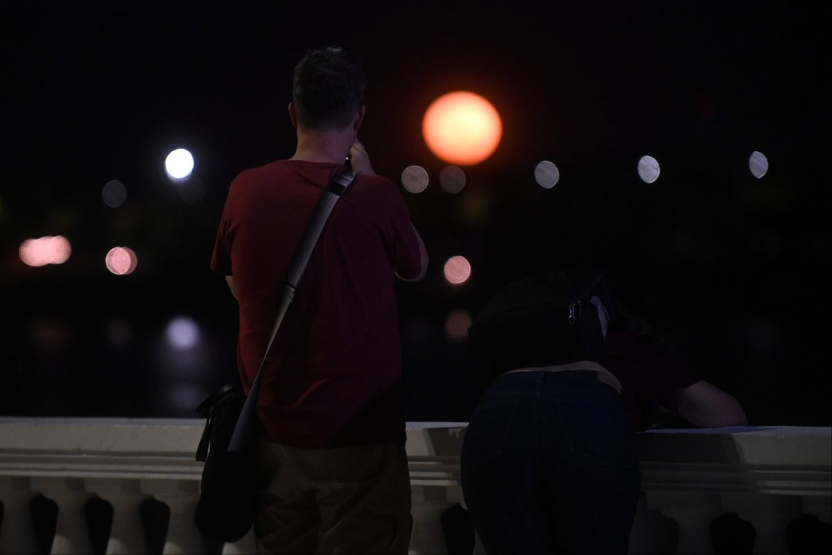 Superluna en Santa Fe. Superluna en Santa Fe.