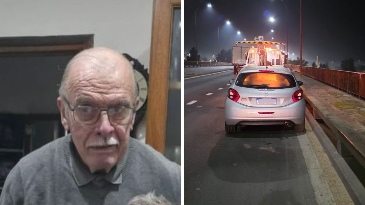 A Carlos Ezpeleta lo buscan desde la madrugada de este martes: el último dato es que dejó su auto en el medio del Viaducto Oroño.