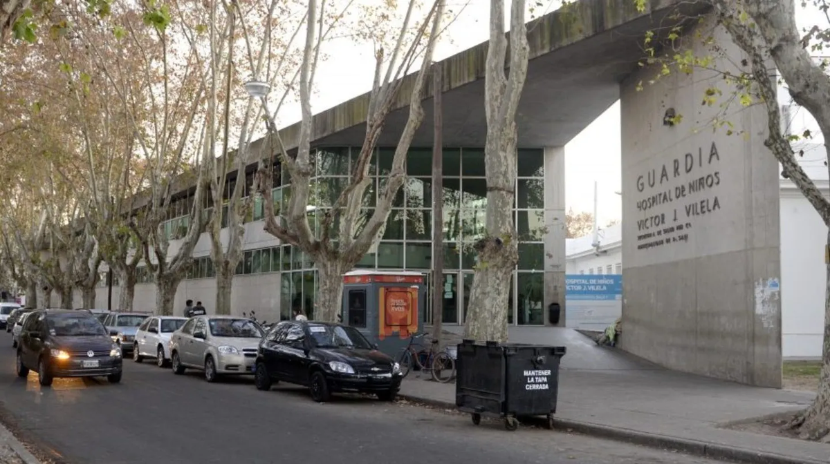 La nena fue trasladada al Hospital de Niños V. J. Vilela de Rosario y evoluciona favorablemente. (Foto: gentileza Fundanest). 