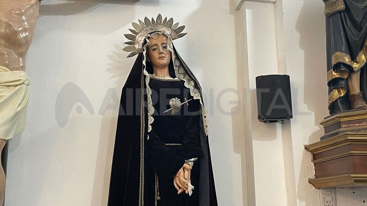 La Virgen Dolorosa de Coronda lloró frente a los fieles el viernes a la noche. La Virgen Dolorosa de Coronda lloró frente a los fieles el viernes a la noche.
