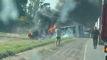 Dos muertos en la ruta nacional 34 tras un impactante choque de camiones