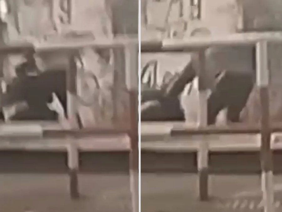 Un policía murió electrocutado al caer en las vías del tren luego de recibir una brutal golpiza