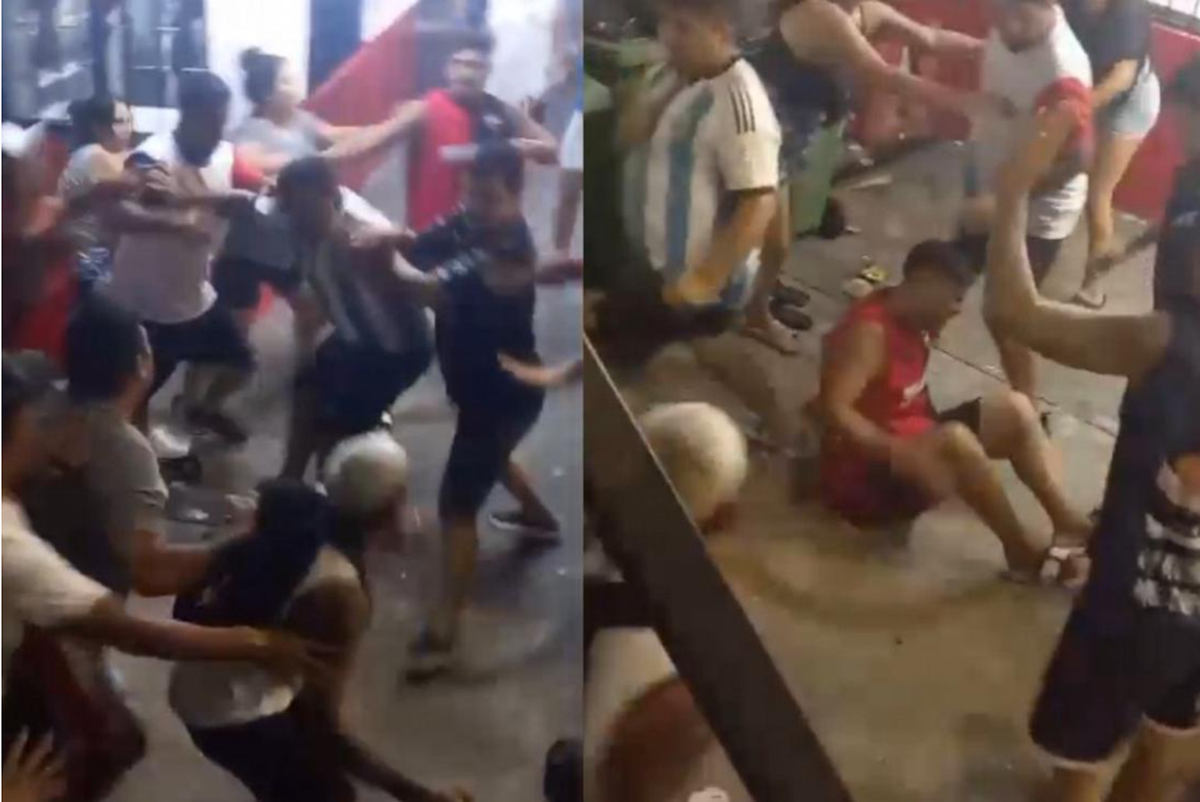 Rosario salvaje en un partido infantil que terminó en una batalla campal entre padres. Rosario salvaje en un partido infantil que terminó en una batalla campal entre padres.