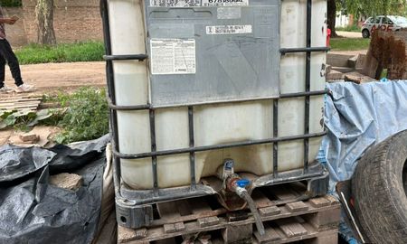 El tanque de agua que abastece a gran parte de barrio Santa Marta. El tanque de agua que abastece a gran parte de barrio Santa Marta.