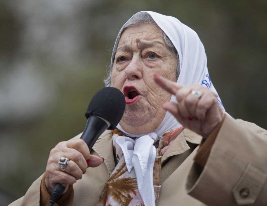 Hebe de Bonafini fue dada de alta y se encuentra en buen estado de salud.