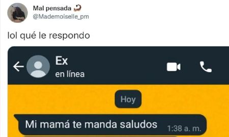 El chamuyo no tiene fin: su ex suegra le mandó un curioso mensaje y se volvió viral El chamuyo no tiene fin: su ex suegra le mandó un curioso mensaje y se volvió viral