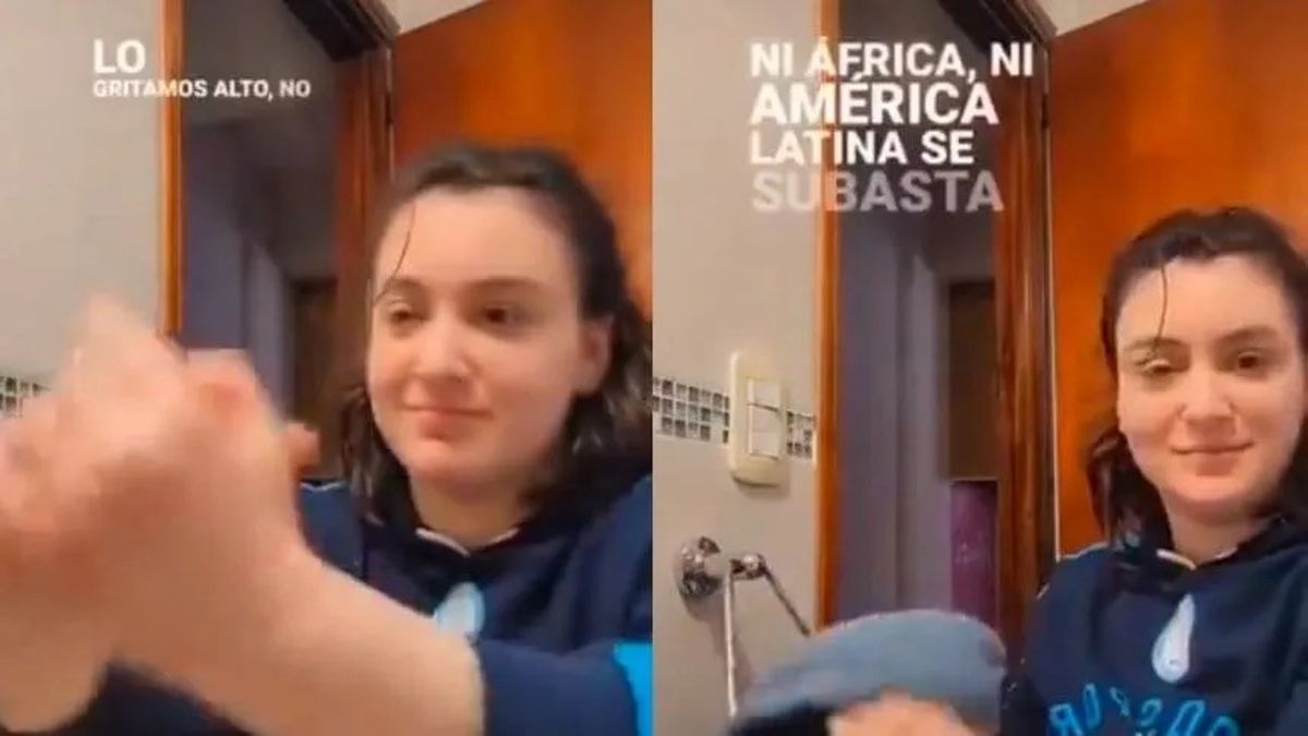 La polémica publicación de Coty Garrone tras el saludo con Javier Milei. La polémica publicación de Coty Garrone tras el saludo con Javier Milei.