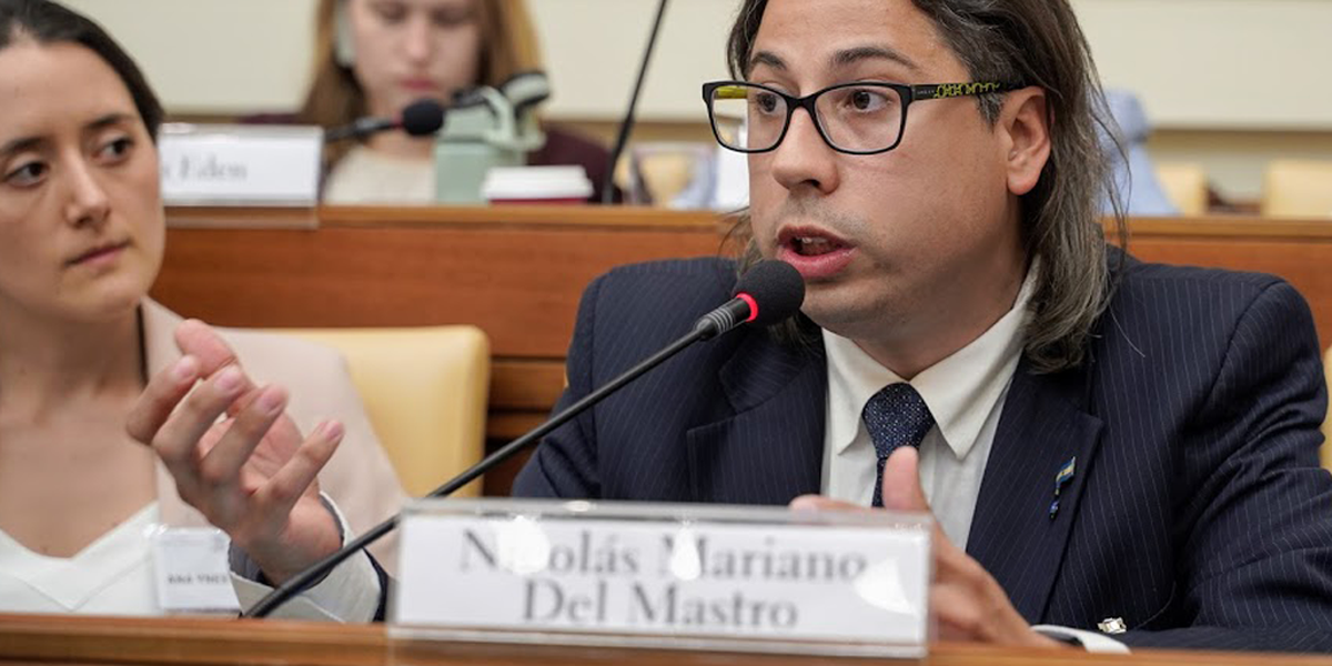Nicolás Del Mastro, abogado y miembro de la Fundación La Alameda. Nicolás Del Mastro, abogado y miembro de la Fundación La Alameda.