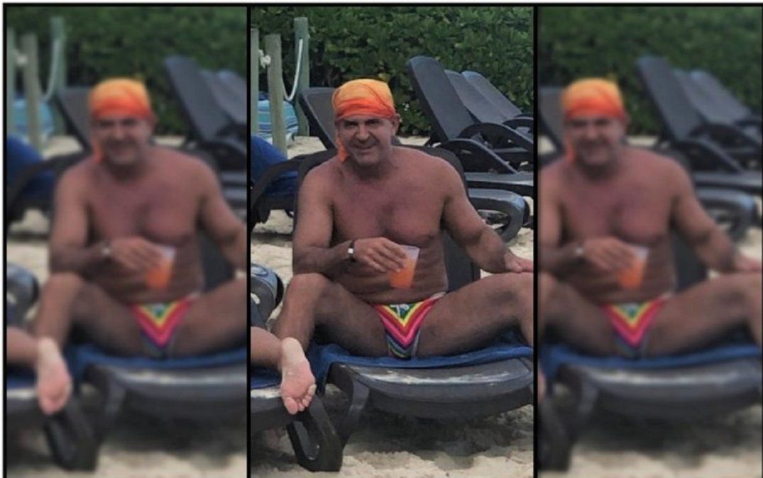 Aníbal Lotocki se casó, se pasea en sunga por el Caribe y va a juicio oral en mayo