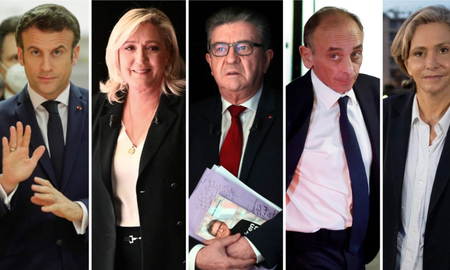 Hasta el momento, el actual presidente, Emmanuel Macron, reina en todas las encuestas de intención de voto. Hasta el momento, el actual presidente, Emmanuel Macron, reina en todas las encuestas de intención de voto.