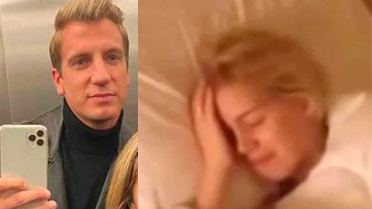 Se viralizó un video donde Maxi López grabó a Wanda Nara en la cama: Ella se durmió y yo...