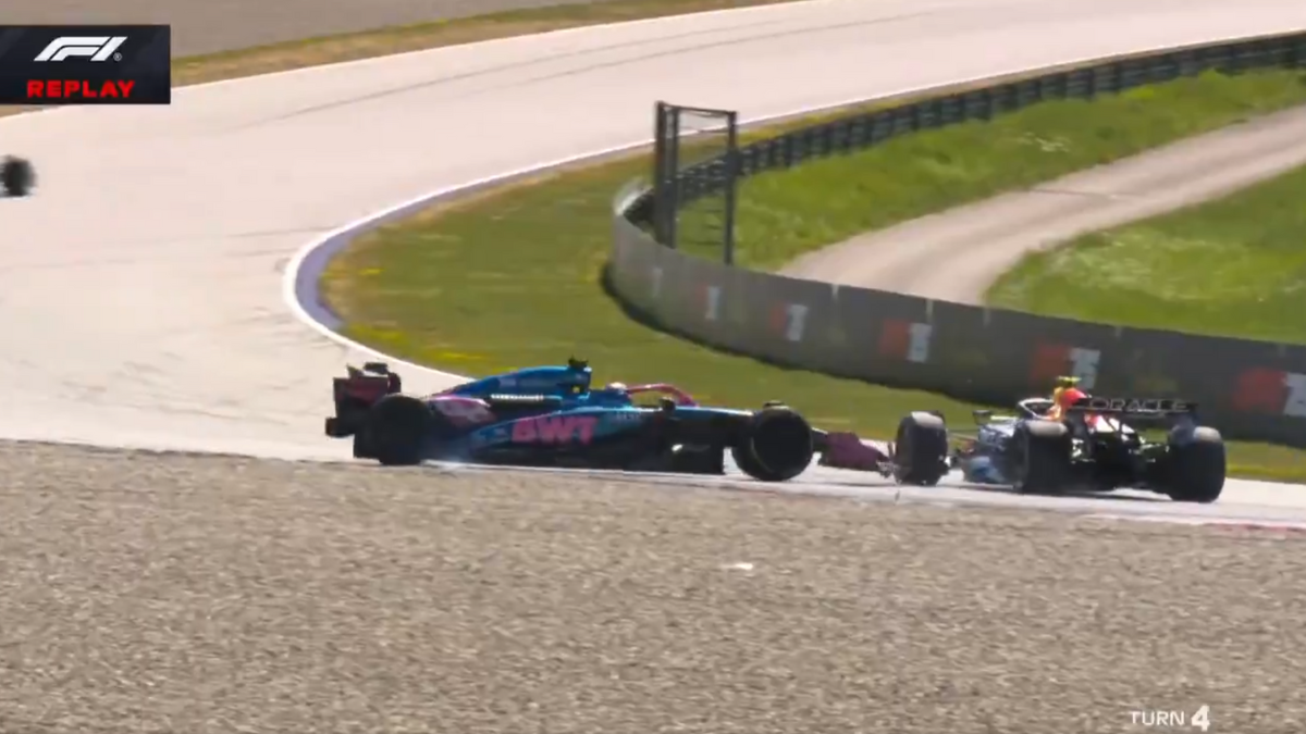 Susto de Franco Colapinto en el GP de Austria: lo chocó Yuki Tsunoda y casi queda afuera