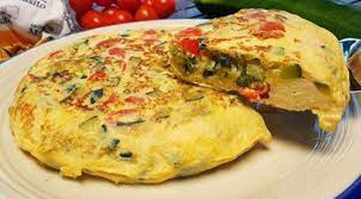 Esta receta de tortilla vegetariana es similar a las que se vieron en MasterChef.