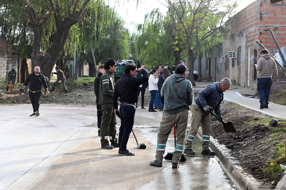 En barrio Santa Rosa de Lima se hizo una reconstrucción de la calzada para devolverle a esa zona la recolección de residuos.