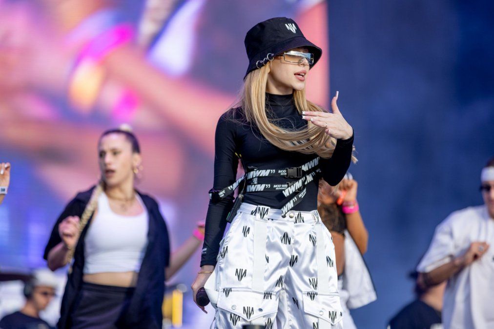 Nicki Nicole se presentó en el segundo día del Lollapalooza