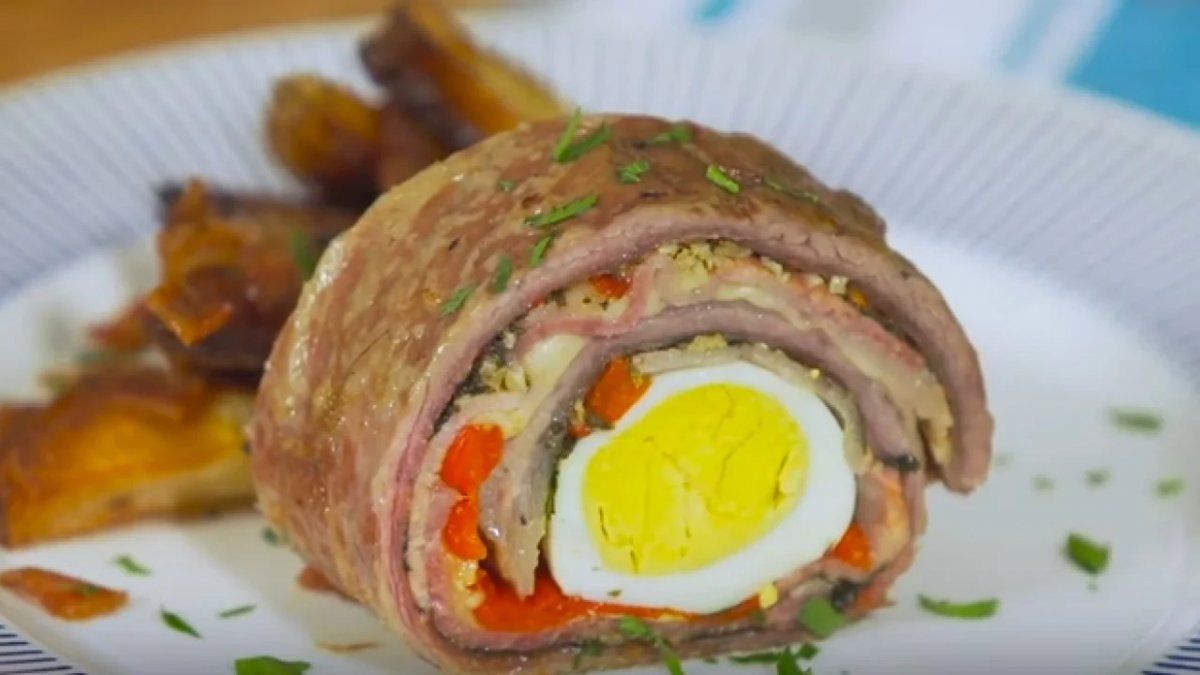 Recetas navideñas: matambre arrollado.