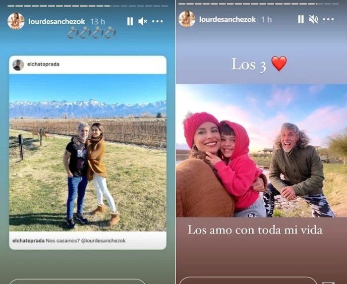 La propuesta de casamiento del Chato Prada a Lourdes Sánchez. 