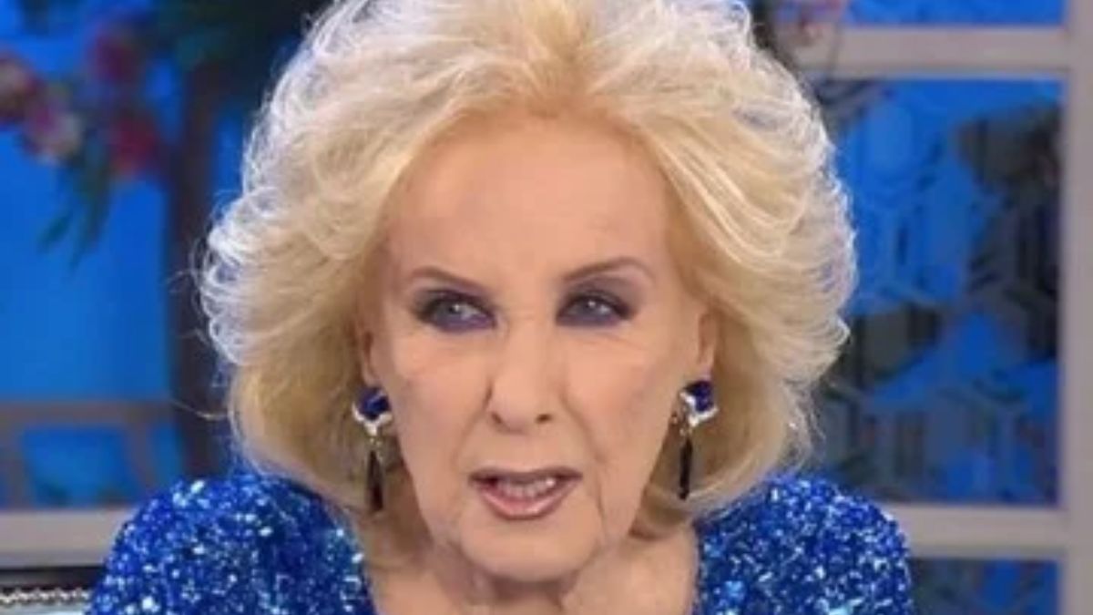 Viralizan una foto de Mirtha Legrand con su verdadero pelo.