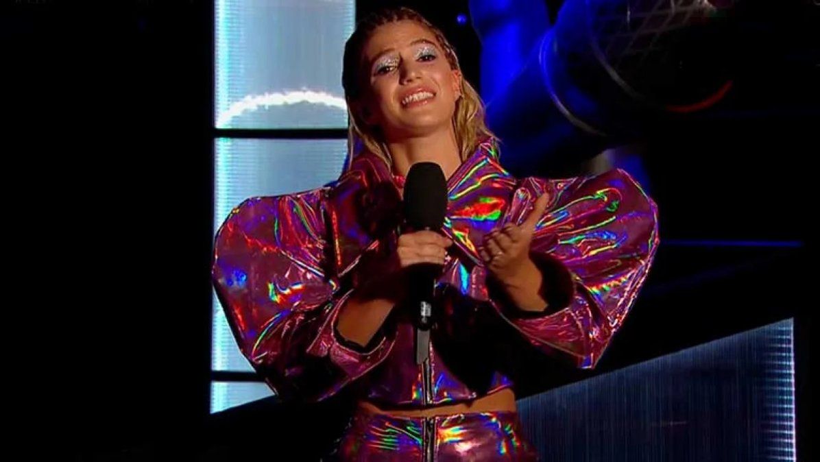 El look de Stefi Roitman en la final de La Voz Argentina.