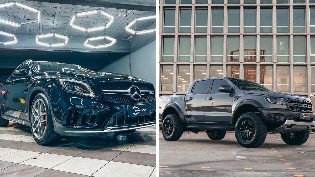 Gyfut abre un lavadero premium de vehículos en su taller de personalización y suma una marca de ropa fierrera.