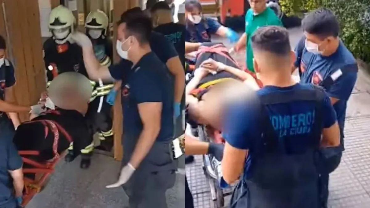 La mujer fue asistida y trasladada al Hospital Pirovano