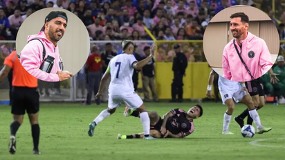 El gesto de Messi y Suárez en el momento de la lesión de Facundo Farías