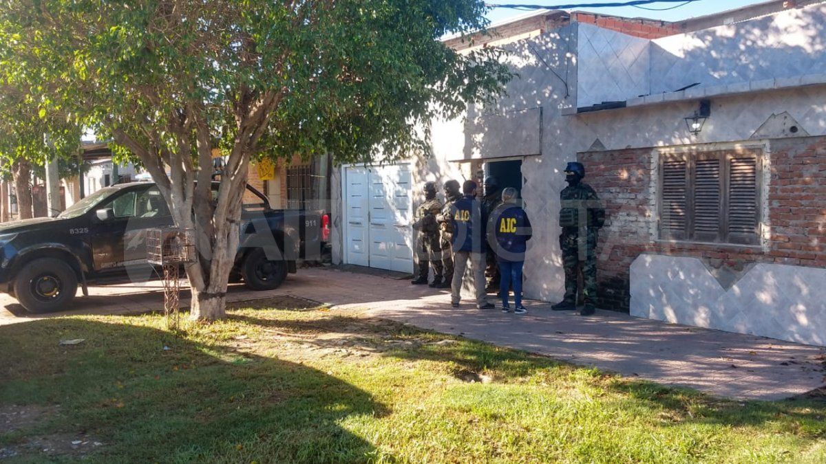 Larrea 4000: uno de los domicilios allanados