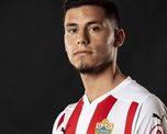 Lucas Robertone fue presentado como nuevo jugador del Almería de España.