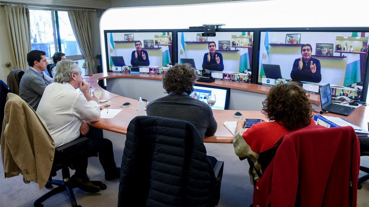 El presidente Alberto Fern&aacute;ndez se re&uacute;ne con los gobernadores este&nbsp;viernes por videoconferencia.
