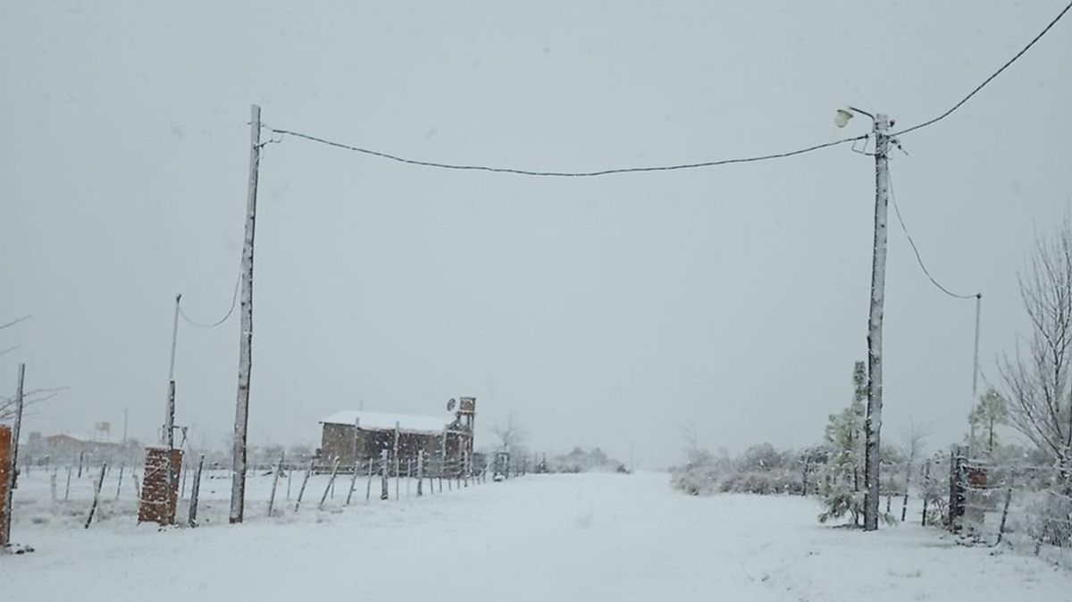 Nevó en las sierras de Córdoba este inicio de la primavera.