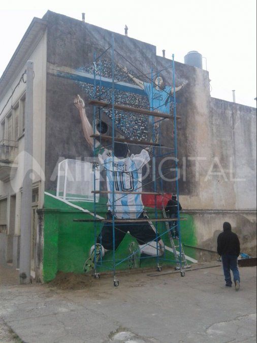 El mural de la Esperanza Argentina