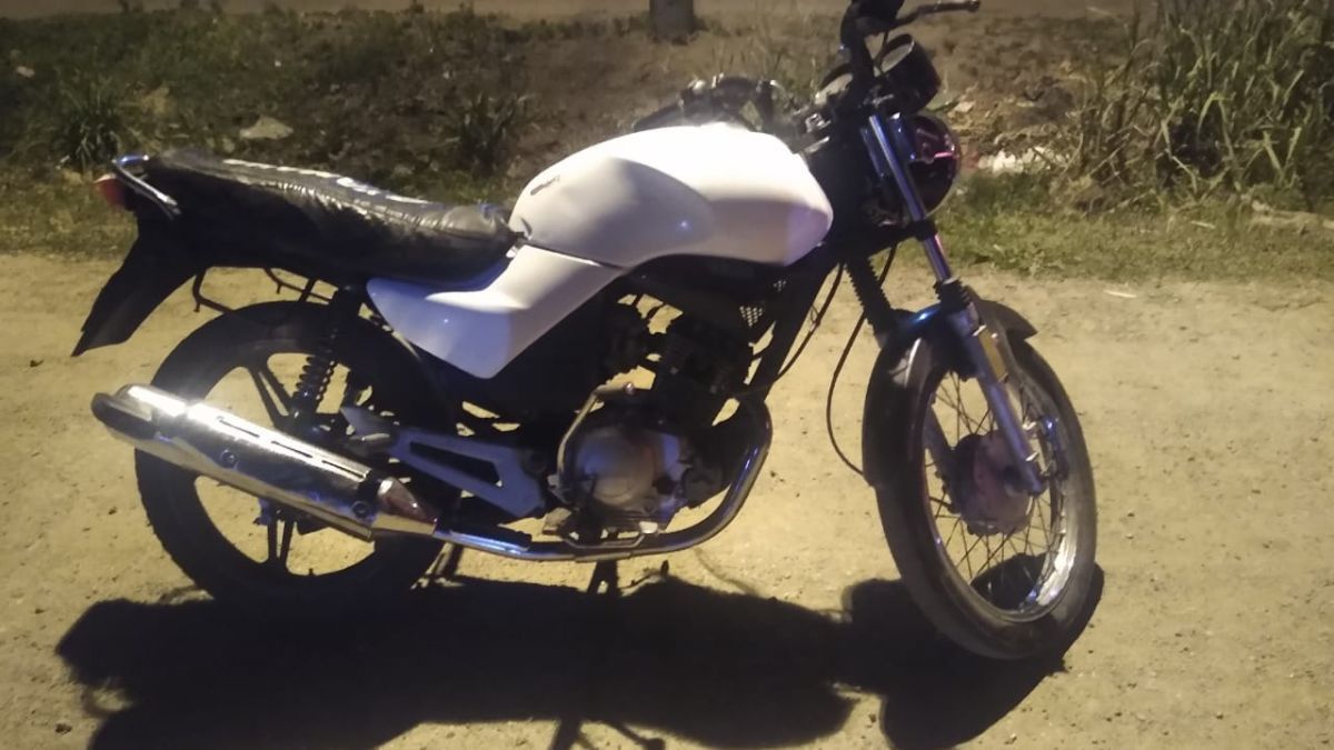 Recuperaron una moto robada en Santo Tomé a un joven de 18 años