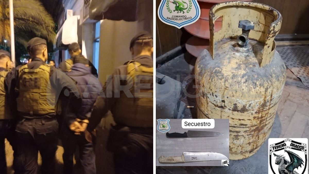 Barrio Nuevo Horizonte: detuvieron a un hombre que intentó prender fuego la casa donde estaba expareja y su hija.