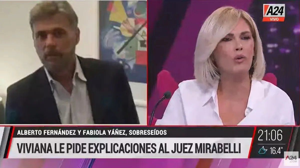 Viviana Canosa llamó en vivo al juez Lino Mirabelli