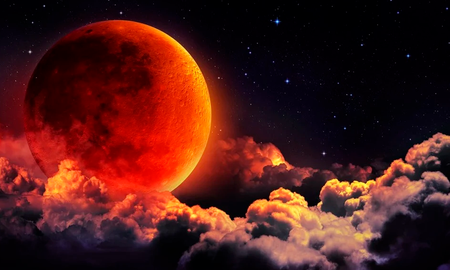La Luna de Sangre cubrirá el cielo argentino. La Luna de Sangre cubrirá el cielo argentino.