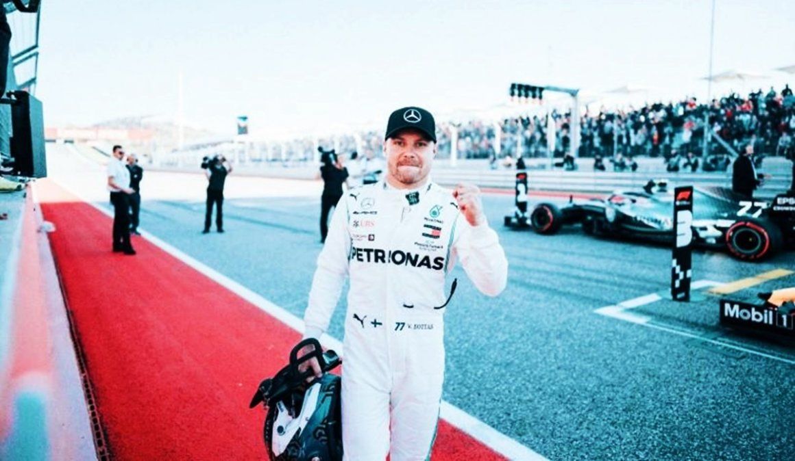 Valtteri Bottas marcó el mejor tiempo en los test de Barcelona