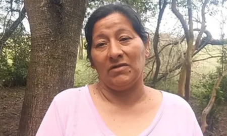 En la declaración Laudelina habría explicado que le entregaron la zapatilla de Loan En la declaración Laudelina habría explicado que le entregaron la zapatilla de Loan