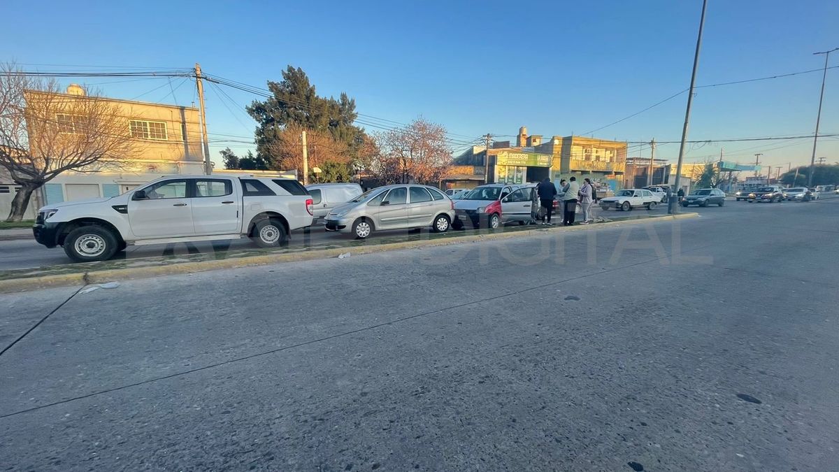 Ciudad de Santa Fe: chocaron cuatro vehículos sobre avenida Presidente Perón&nbsp;