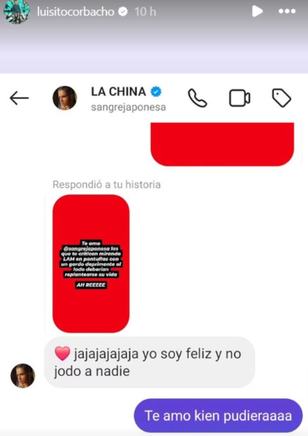 La China Suárez habló de su romance con Franco Colapinto. La China Suárez habló de su romance con Franco Colapinto.